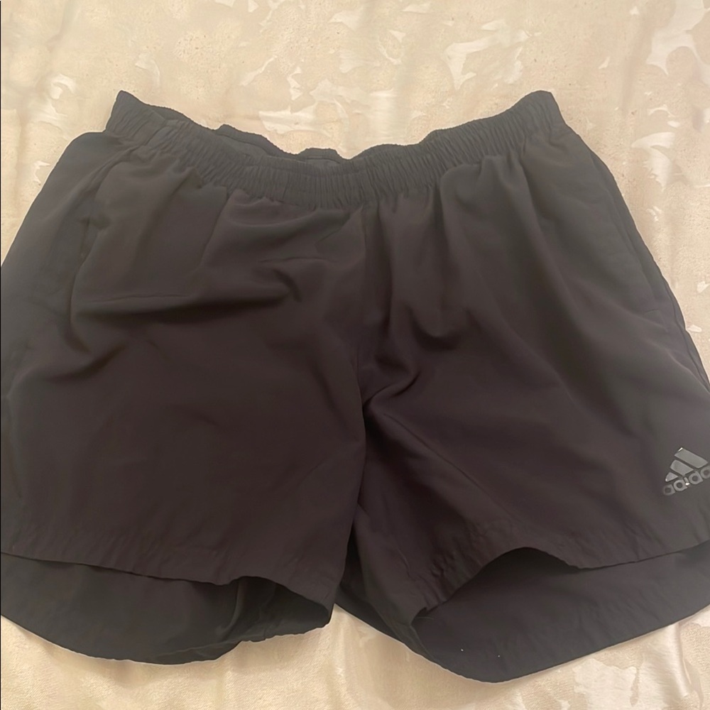 Adidas Men's Black Running Shorts